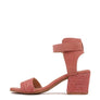 RAYNA BLUSH BRAIDED JUTE STRAP AND SUEDE SANDAL