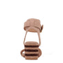 RAYNA BLUSH BRAIDED JUTE STRAP AND SUEDE SANDAL