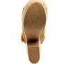 VENDELA LEATHER SLINGBACK PLATFORM SANDAL IN TAN