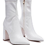 LONDON RAG ZAHARA POINTED BLOCK HEELED BOOT