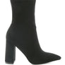 LONDON RAG ZAHARA POINTED BLOCK HEELED BOOT