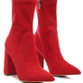 LONDON RAG ZAHARA POINTED BLOCK HEELED BOOT