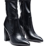 LONDON RAG ZAHARA POINTED BLOCK HEELED BOOT