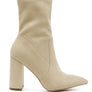 LONDON RAG ZAHARA POINTED BLOCK HEELED BOOT