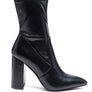 LONDON RAG ZAHARA POINTED BLOCK HEELED BOOT
