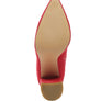 LONDON RAG ZAHARA POINTED BLOCK HEELED BOOT