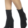 LONDON RAG ZAHARA POINTED BLOCK HEELED BOOT