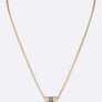 CZ Mix Color Pendant Designer Necklace