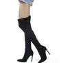 Tilera Stretch Over The Knee Stiletto Boots