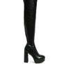 BUBBLE HIGH BLOCK HEELED OVER THE KNEE BOOTS