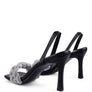 HIGH SOCIAL DIAMANTE BRAIDED TRAP SANDALS