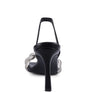 HIGH SOCIAL DIAMANTE BRAIDED TRAP SANDALS