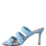 HIGH BAE POINTED HEEL BRAIDED SANDALS