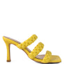 HIGH BAE POINTED HEEL BRAIDED SANDALS