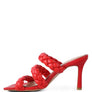 HIGH BAE POINTED HEEL BRAIDED SANDALS