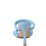 HIGH BAE POINTED HEEL BRAIDED SANDALS