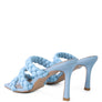 HIGH BAE POINTED HEEL BRAIDED SANDALS