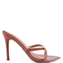 SPELLBOUND HIGH HEELED POINTED TOE SANDAL