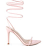 SPHYNX HIGH HEEL LACE UP SANDALS