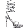BONDAGE HIGH HEEL LACE UP SANDALS