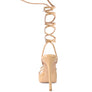 BONDAGE HIGH HEEL LACE UP SANDALS