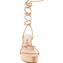 BONDAGE HIGH HEEL LACE UP SANDALS
