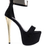 COSMO GIRL METAL BAND HIGH HEELED SANDALS