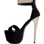 COSMO GIRL METAL BAND HIGH HEELED SANDALS