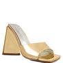 LOVEBUG TRIANGULAR BLOCK HEEL SANDALS