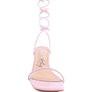 BITEN BERRY SPOOL HEELED LACE UP SANDAL
