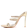 TICKLE ME HIGH HEELED TOE RING SANDALS