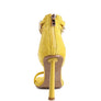 LAST SIP HEELED FAUX SUEDE CHAIN STRAP SANDAL
