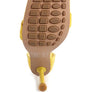 LAST SIP HEELED FAUX SUEDE CHAIN STRAP SANDAL