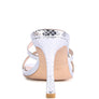 MURIEL CROC CROSS STRAP SLIDER SANDALS
