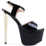 BEWITCH ULTRA HIGH HEELED ANKLE STRAP SANDAL