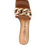 PLAYDOLL METAL CHAIN DETAIL BLOCK HEEL SANDAL