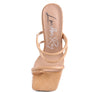 DANDELION HIGH BLOCK HEELED CROC SANDALS