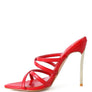 NIGHTCLUB HIGH HEELED NEON ANIMAL SANDALS