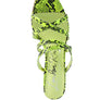 NIGHTCLUB HIGH HEELED NEON ANIMAL SANDALS