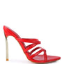 NIGHTCLUB HIGH HEELED NEON ANIMAL SANDALS