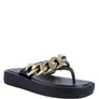 XING METAL CHAIN THONG SANDALS