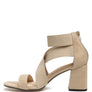 BENICIA ELASTIC STRAPPY BLOCK HEEL SANDALS