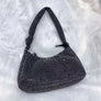 RHINESTONE SIMPLE SHOULDER BAG