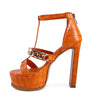 BONITA METAL CHAIN ZIP UP SANDAL