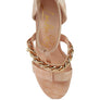 BONITA METAL CHAIN ZIP UP SANDAL