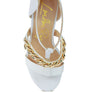 BONITA METAL CHAIN ZIP UP SANDAL