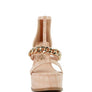 BONITA METAL CHAIN ZIP UP SANDAL