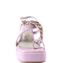 FRECKLIN METAL CHAIN STRAP CROC BLOCK SANDAL