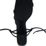 PIRI TOE RING TIE UP BLOCK SANDALS