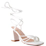 PIRI TOE RING TIE UP BLOCK SANDALS